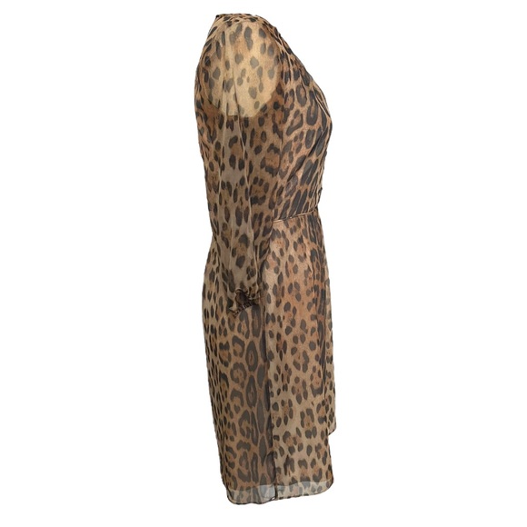 Cremieux Leopard Dress | Size 2 - Picture 6 of 11